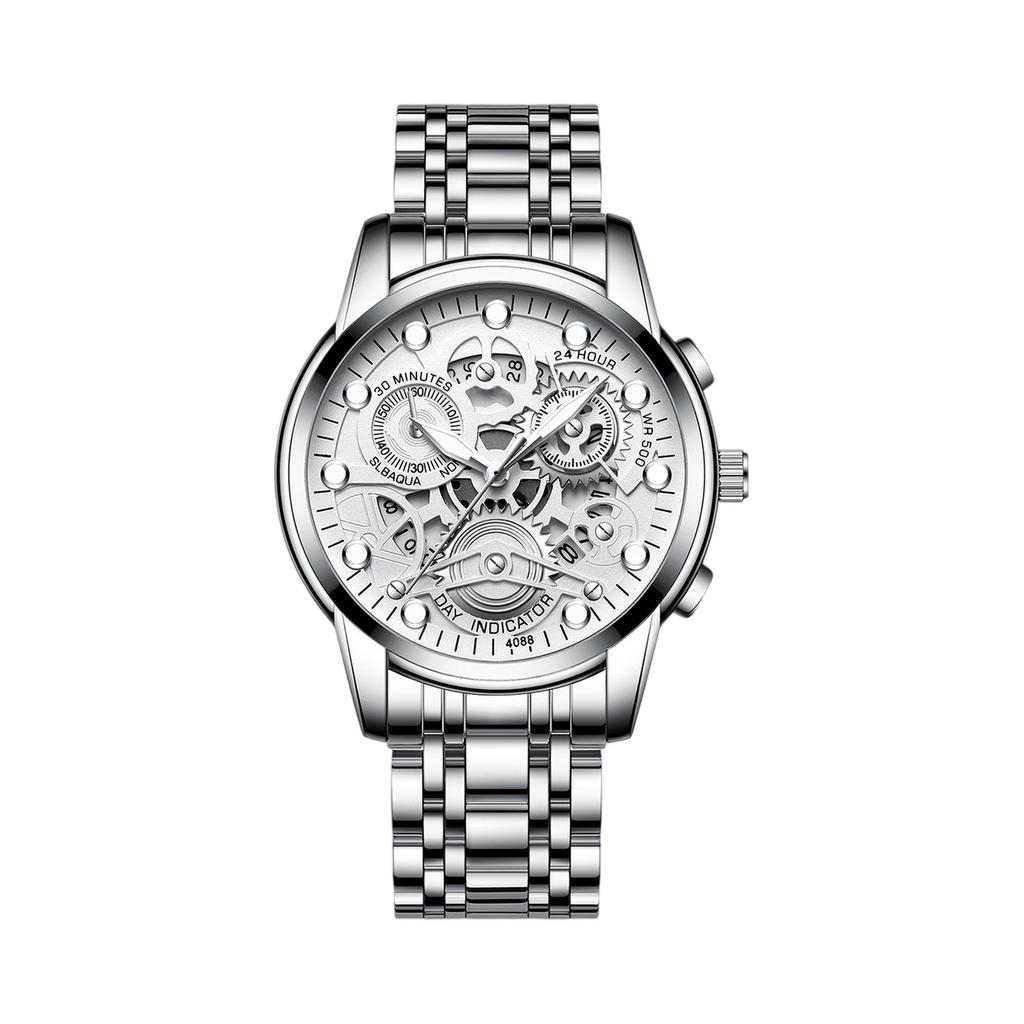 Men's Waterproof Luminous Running Alarm Clock Watch