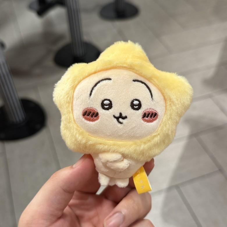 Chiikawa Hachiware Usagi Momonga Plush Doll Keychain With Short Pile Fabric For Car Keys And Accessories