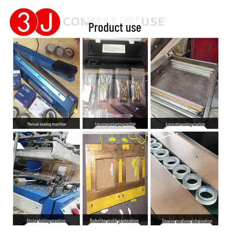 3J White High-Temperature PTFE Fiberglass Tape