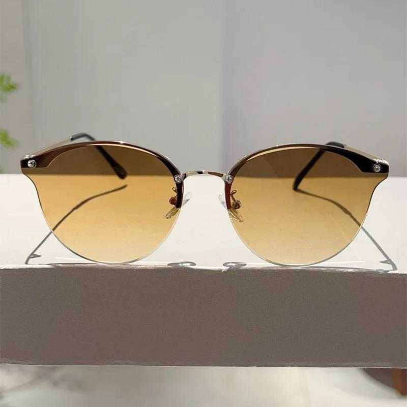New Oval Vintage Sunglasses Women Retro Luxury Brand Designer Sun Glasses For Women's Sunglass Shades UV