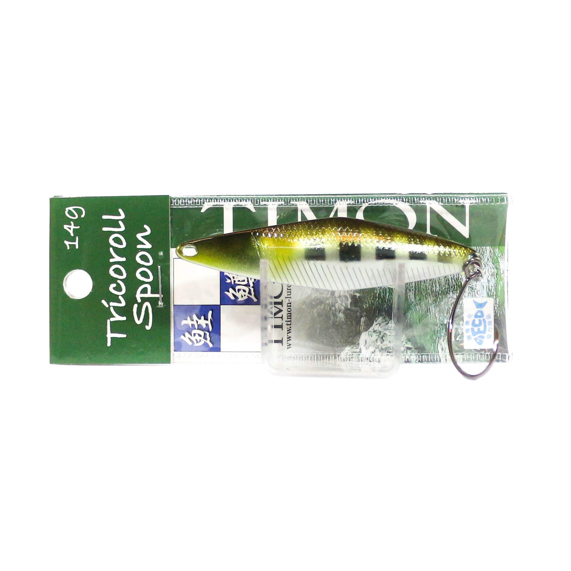 JACKALL Timon Tricolor Spoon 68mm 14g Striped Ayu Lure