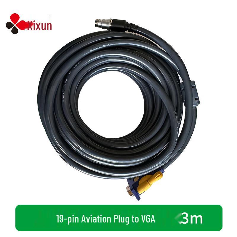 HOPECENT 19-Pin Aviation Plug To VGA Cable