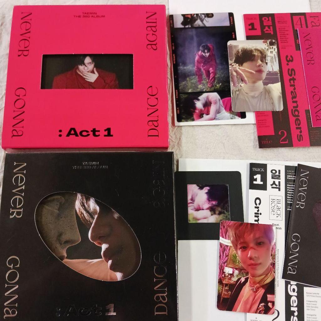 [USED] Taemin 3rd 2nd Edition CD Poster Photocard