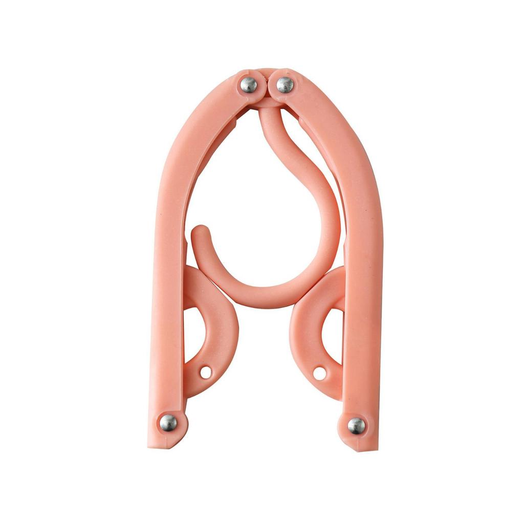Compact Folding Clothes Hanger for Travel, Dorms, Students, Daily Use - Unisex