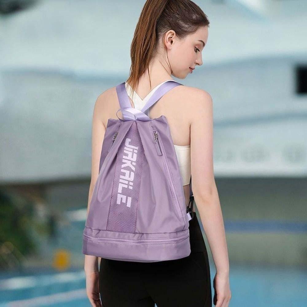Large Capacity Fitness Storage Pouch Portable Nylon Sport Daypack Daily Gym Backpack Men