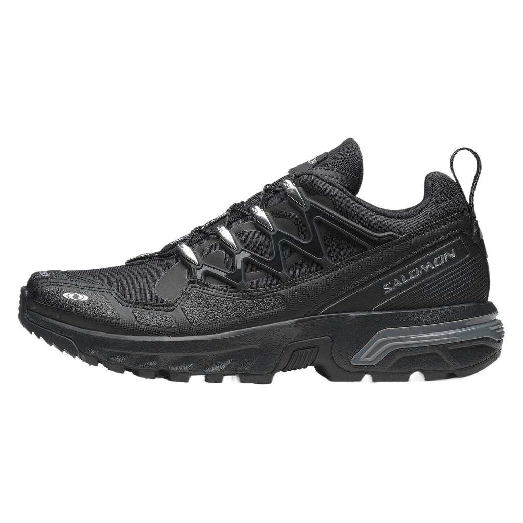New SALOMON ACS + Abrasion Resistant Low Top Running Shoes Unisex Black 476766