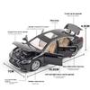 1/32 Alloy Die-cast Lexus LS500 Car Model Simulation Sound and Light Sedan Children's Toys with Base Ornaments Gift