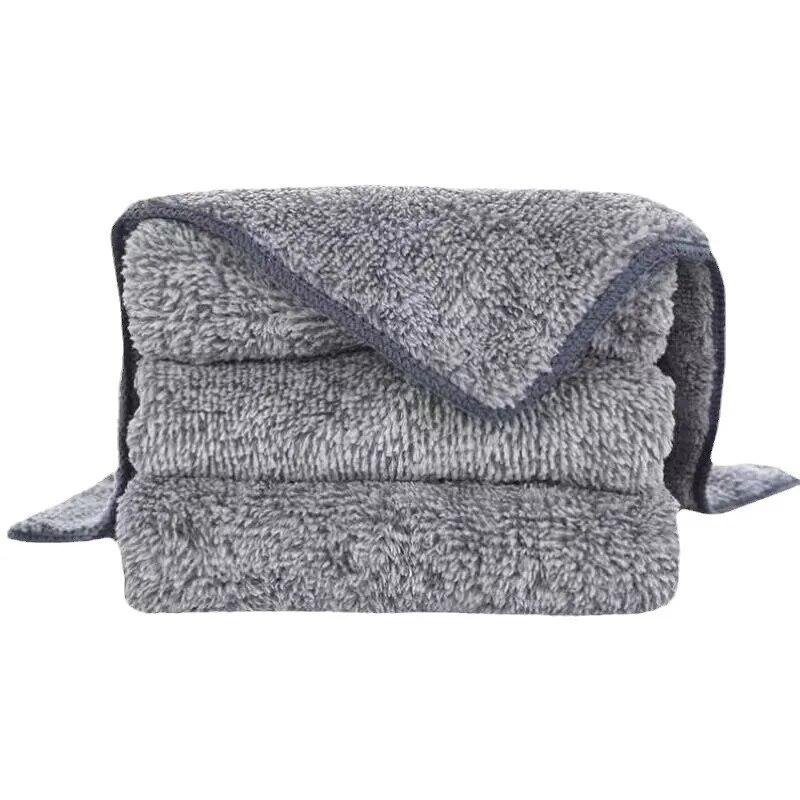 

5 шт. утолщенная кухонная ежедневная тряпка тряпка для кухни протирание скатерти впитывающая губка для мытья посуды