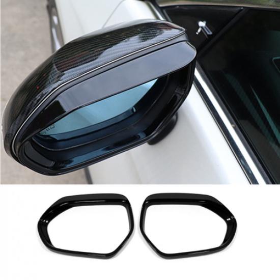 For Toyota Camry 2018-2026 Bright black Side Mirror Rain Eyebrow Trim