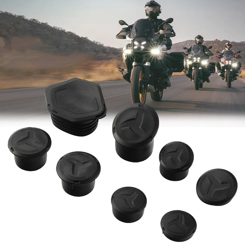 Motorcycle Frame Hole Cover Frame End Cap Set For BMW R1300GS  R1300GS Adventure