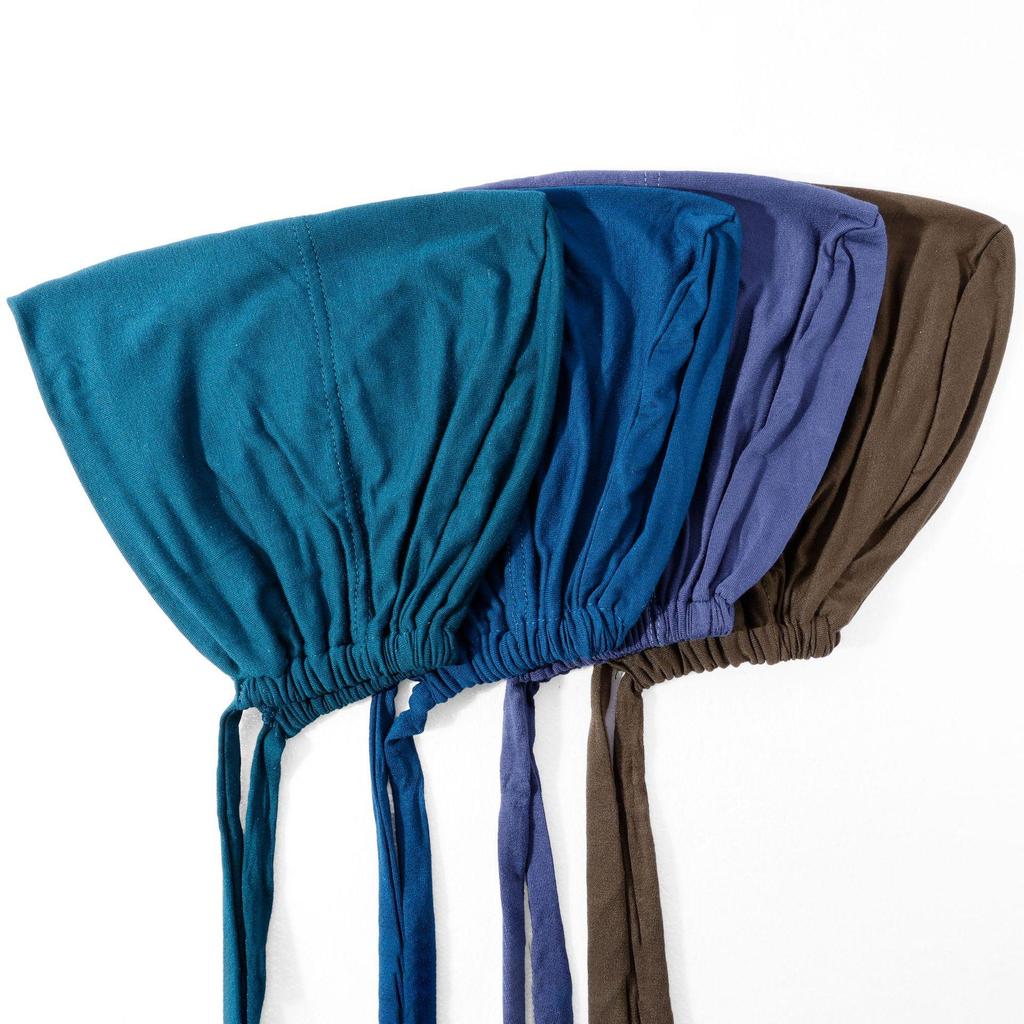 Premium Mercerized Cotton Adjustable Elastic Hair Cover Cap