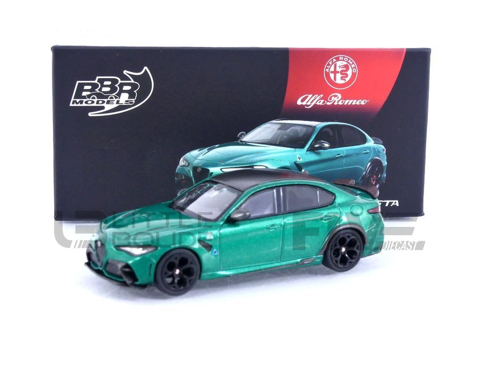 

BBR MODELS Alfa Romeo Giulia GTA Verde Montreal Готовая модель 1/64 зелёный