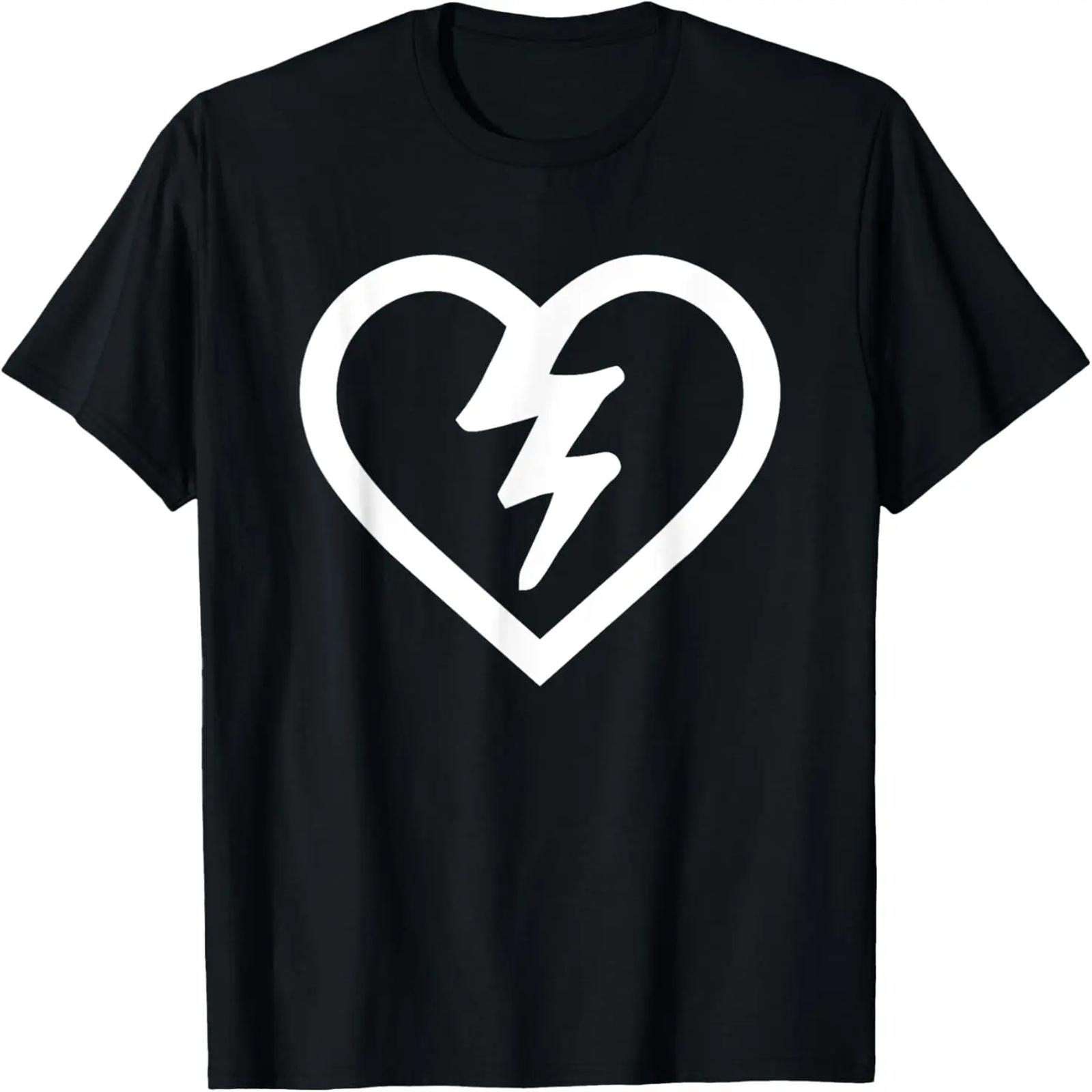 

Broken Heart Lightning Bolt T-Shirt XXXXXL чорний