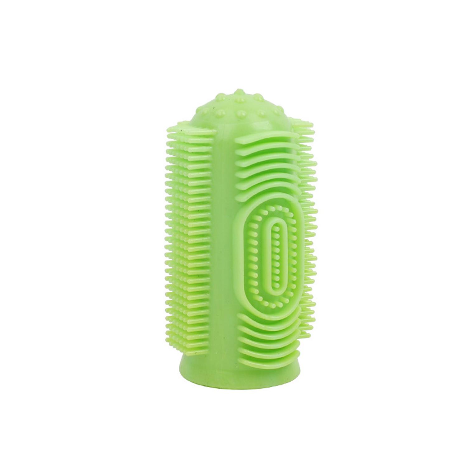 

Dog Toothbrush Dog Teeth Cleaning Soft Hair Puppy Tooth Brush Silicone Dogs Toothbrush Dogs Mouth Cleaning Brushes 1/2/5/10 Pcs 1 Pc зелёный