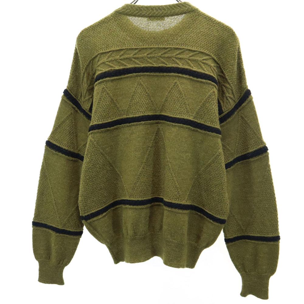 FAICARO 80s 90s Made in Italy Wool Blend Old Long sleeve sweater 48 knit Men's Used