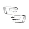 2-teilige Auto-Frontstoßstange Nebelscheinwerferabdeckung Nebelscheinwerferleiste Ersatz Silber Für Ford Explorer 2016 2017