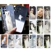 Phone Case For Samsung Galaxy S26 S25 S24 S23 S22 Ultra S23 S22 S25 Plus S24FE S23FE S26Edge Cute animal Stoat