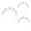 Stylish Headband Blingbling Star Hair Hoop Bridal Headpiece Glistening Crystal