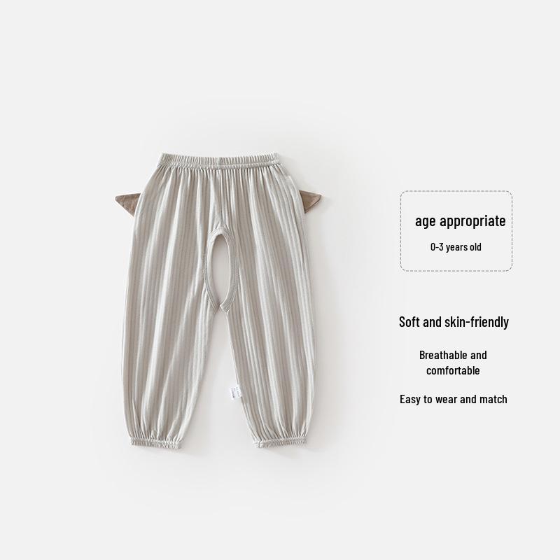 Baby Mosquito-Resistant Summer Pants - Lightweight and Cute for Boys and Girls