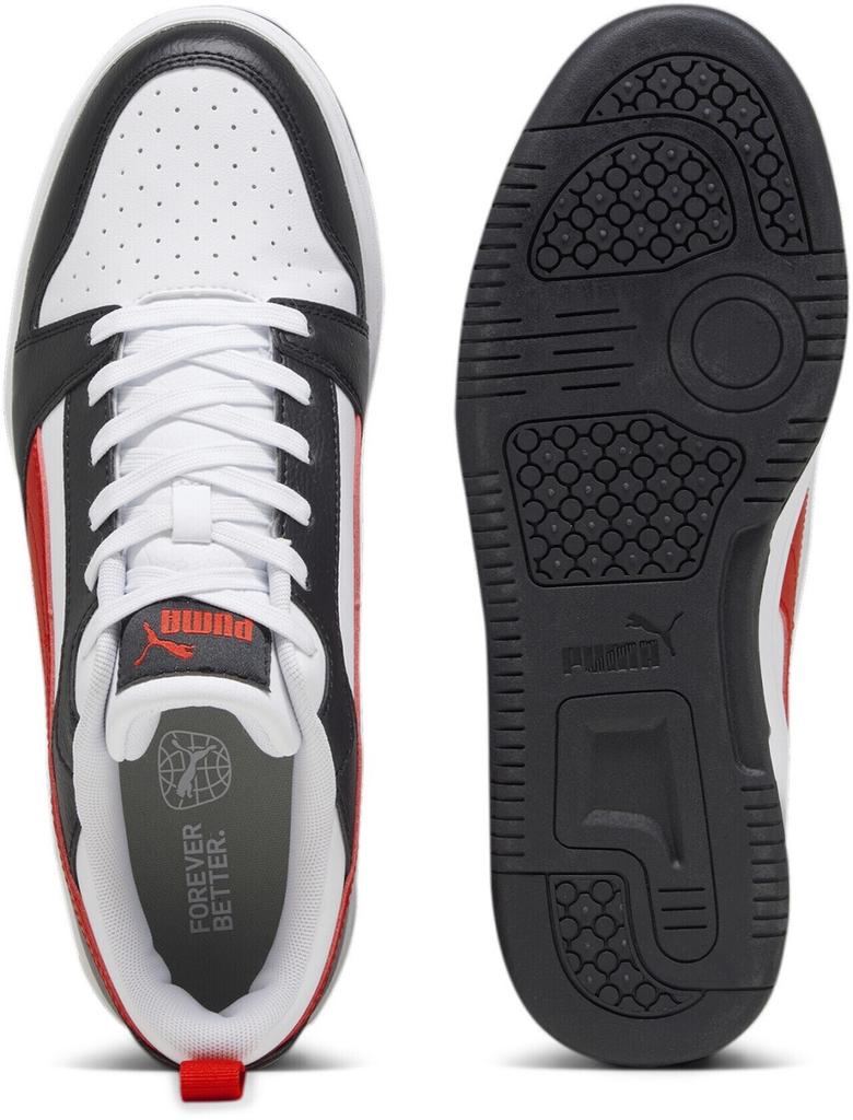 Кроссовки Puma Rebound V6 Low белый/навсегда красный/черный