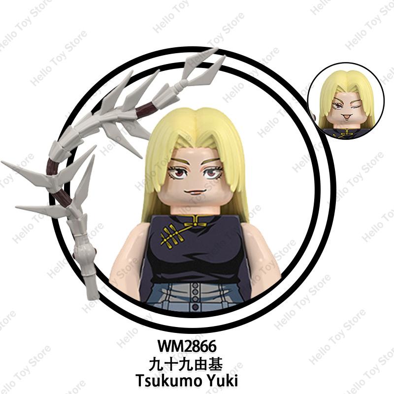 Jujutsu Kaisen Hot Anime Mini Acion Figures Satoru Gojo Model Classic Cartoon Building Blocks Itadori Yuji Dolls Bricks Toy Gift