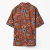 Kardo Ronen Camp Shirt  Floral Vine Print  Rust Kdf1m40002a49