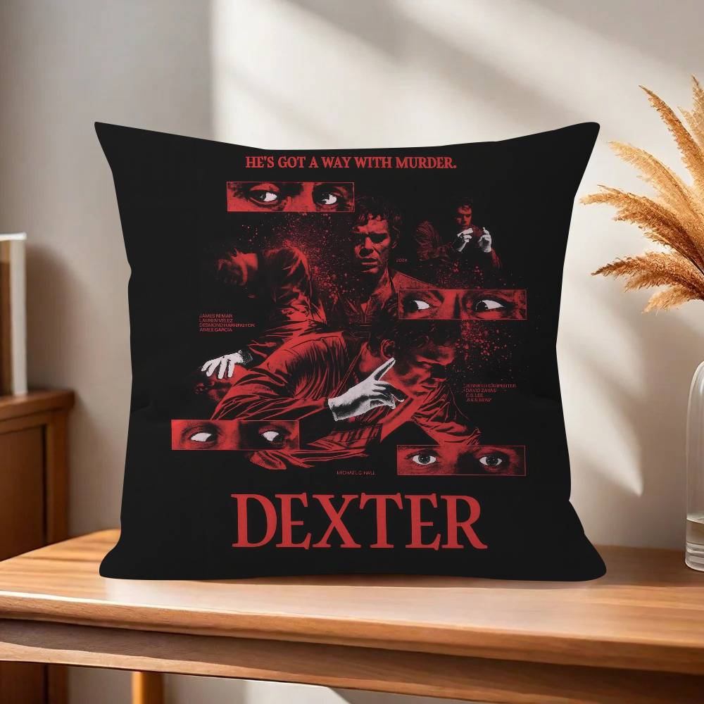 HOT TV DDexterES morganS Personalized picture text home decorative pillows Household Gifts xcm