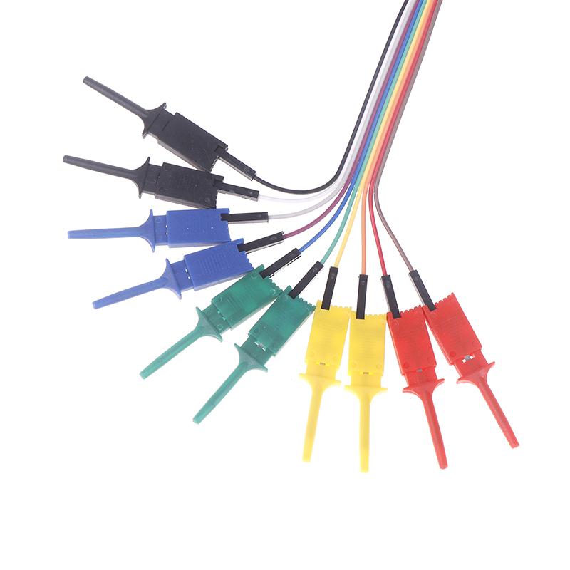 30Cm 10 Needle Hook Clamp Kit Logic Analyzer Cable Clamp Probe With Springs At The Front Connect Chips Pins Power Tools