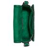 New COACH N/S Jacquard Fabric With Leather Cell Phone Pouch, Shoulder Bag Mini Women's Green C8321-SVGN