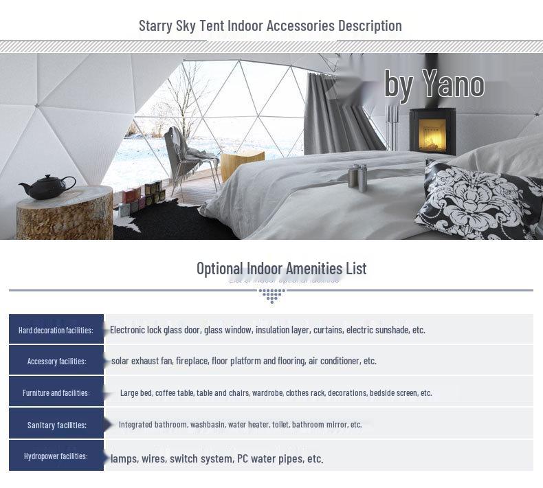 Luxury Stargazing Bubble Tent - Outdoor Scenic Camping Hotel Experience