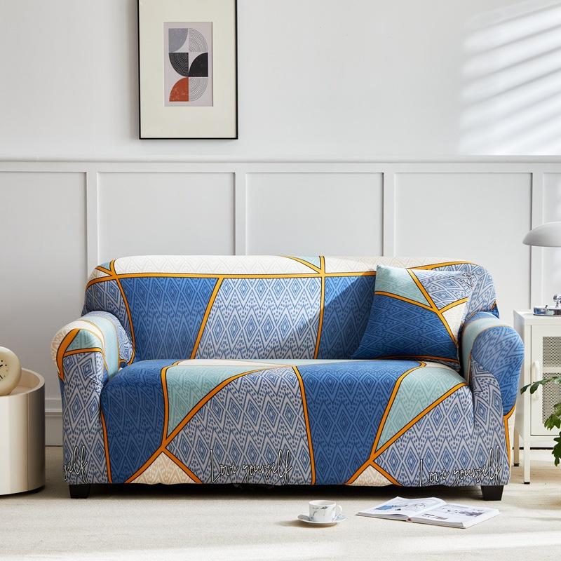 Anti Slip and Dust Proof Fabric Sofa Cover Cloth Ins Wind Elastic Sofa Cover Sofa Towel All Inclusive for All Seasons