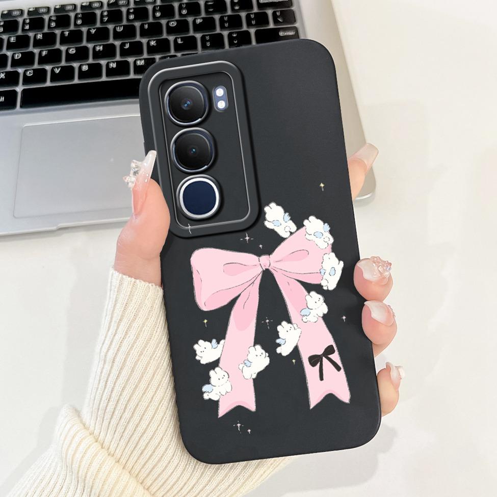 For Vivo Y19 1915 Case Y19S V2419 Luxury Fashion Cute Cartoon Girl Shockproof Silicone Back Cover For Vivo Y19s Phone Case Funda
