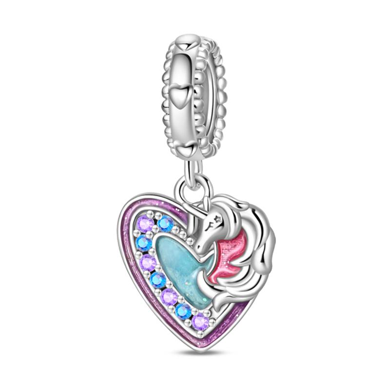 Fun Copper Magic Hat Card Graffiti Amusement Park Circus Charms Beads Fit Pan Original Bracelets Diy Fine Jewelry