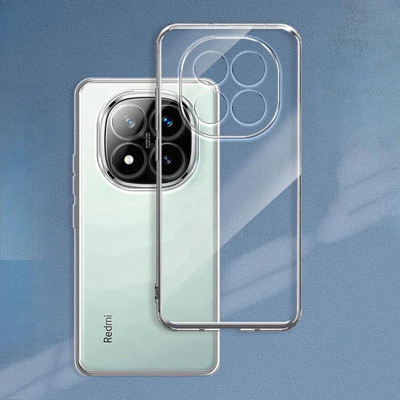 For Redmi Note14 Pro Plus 14Pro+ Soft TPU Phone Case Redmi Note 14 Pro+ Transparent Cover Shell Clear Protective Coque