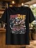 Ready To Die Notorious Rap Photo Collage Yellow Red Title Lettering And Gritty 90s Hip Hop Memorial Unisex All Tshirt