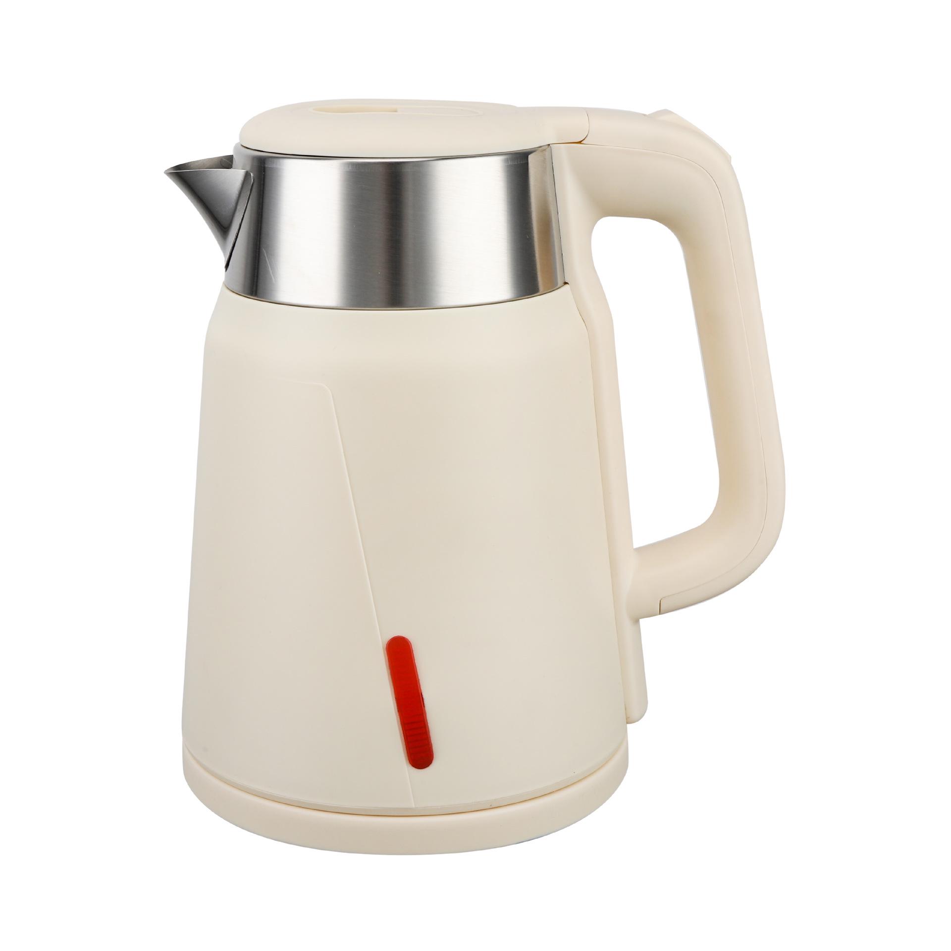 

Large Capacity Electric Kettle with Auto Shut-Off, 304 Stainless Steel for Home Use абрикосовий