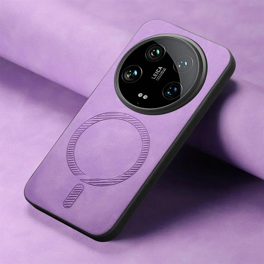 

Роскошный чехол для Xiaomi 14 Ultra 5G 2024 Magsafe Cover Leather Back Panel Bumper Armor Xiaomi 14T Pro Case Mi Phone 14 T Funda Xiaomi 14 Ultra