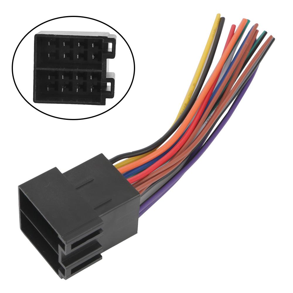 

Male ISO Connector Plug Antenna Stereo Cable Harness Universal Power Adapter Radio Wire Car Accessories