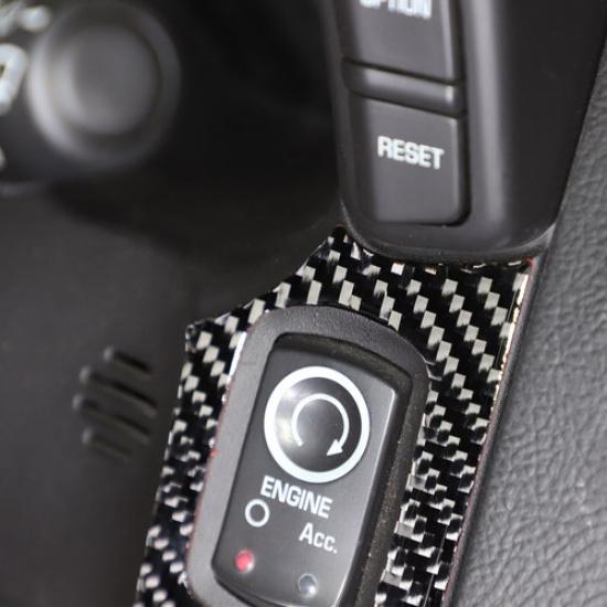 Soft Carbon Fiber Engine Start Stop Button Trim Sticker For Corvette C6 05-13 US