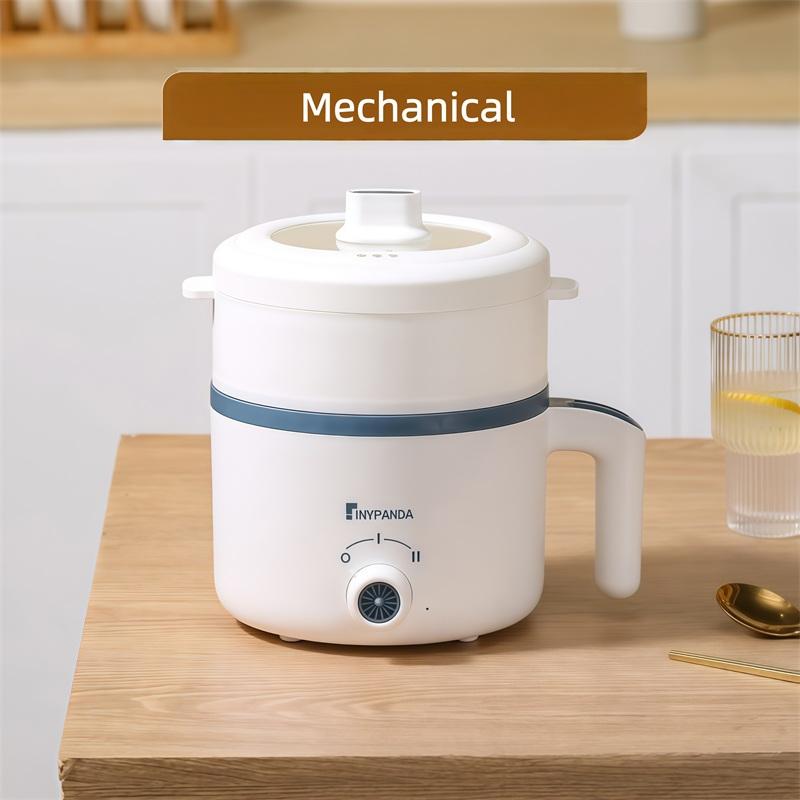 1.7L Mini Electric Rice Cooker Double Layer 220V Multi Cooker Non-Stick Smart Mechanical MultiCooker Steamed Rice Pot For Home Mechanical