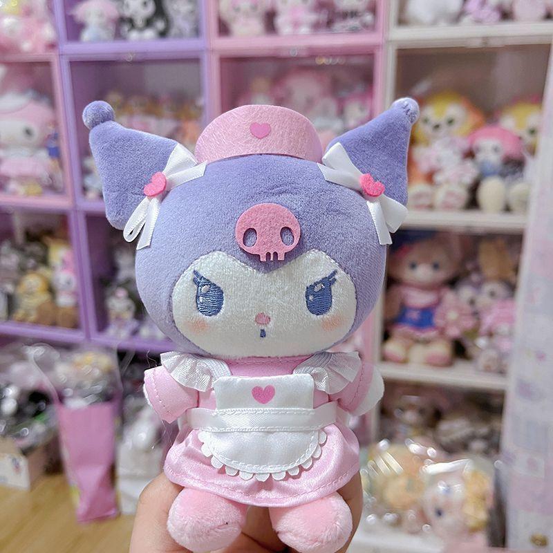 Sanrio Hello Kitty Cogimyun My Melody Kuromi From Japan Nurse Plush Toys Cute Bag Pendant Decoration Keychain Ornament Gift