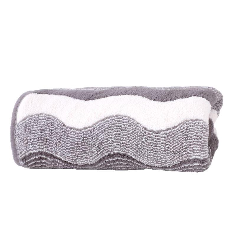 Coral Fleece Absorbent Lint-Free Face Towel, Thick & Soft for Household Use