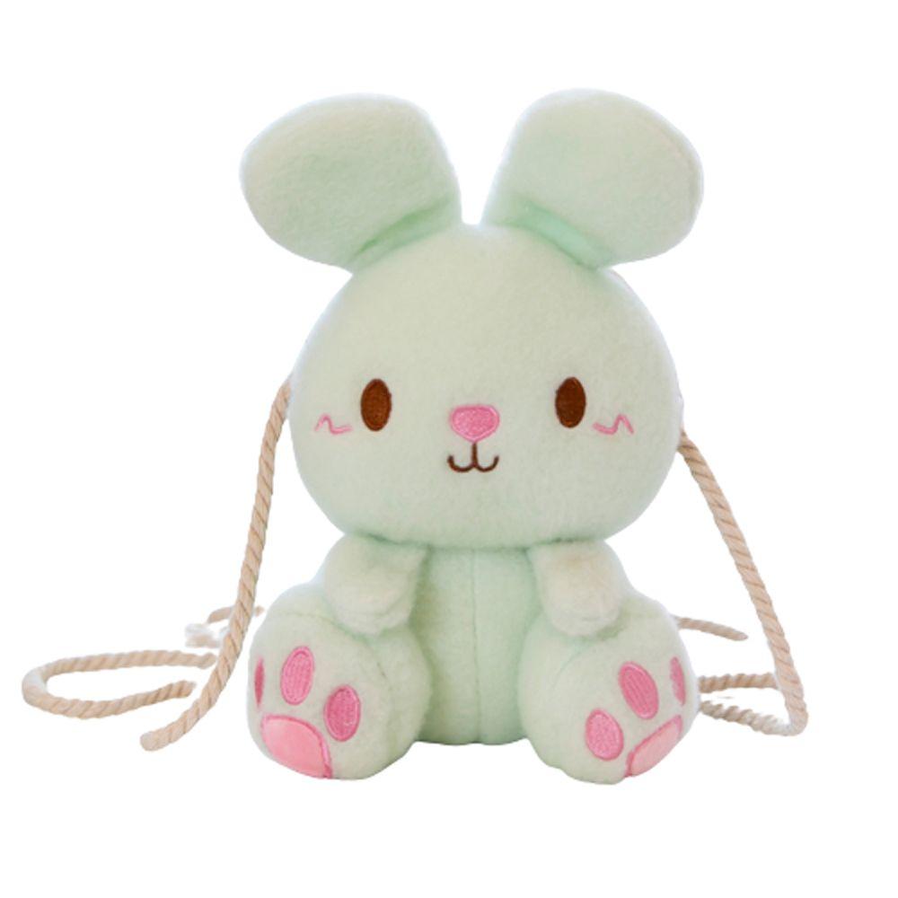 

Rabbit Plush Schoolbag Plush Schoolbag Rabbit Plush Backpack Rabbit Shoulder Bag Stuffed Backpacks зелёный