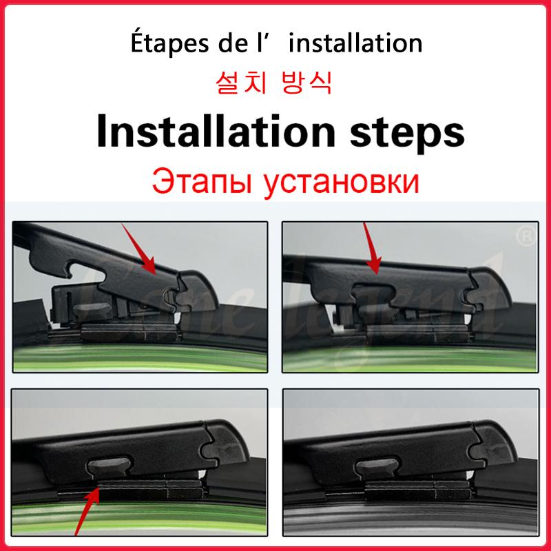 For Xpeng G6 2023 2024 2025 SUV Coupe LHD Front Wiper Blades Windscreen Window Cleaning Windshield Brushes Accessories