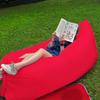 Aufblasbares Gartensofa für eine Person Schnelle Aufblasung 2-in-1 Luftsofa & Schlafsack Tragbar Leicht für Faules Entspannen