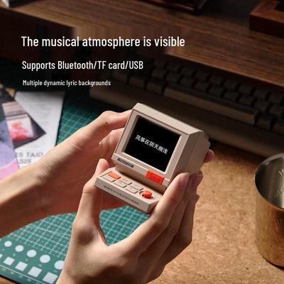 Divoom Minitoo Retro Pixel Art Bluetooth Speaker CN Plug (adapter Included)