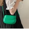Candy Color Women's Saddle Shoulder Bag Casual Portable Female Small Clutch Handbags Sweet Fashi Ladies Purse Crossbody Bags