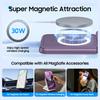For Motorola Razr Ultra 2025 / Razr Ultra 2026 Magnetic Power,Slim Design,Screen Protector,Hinge Protection,Matte Shockproof Phone Case-Purple