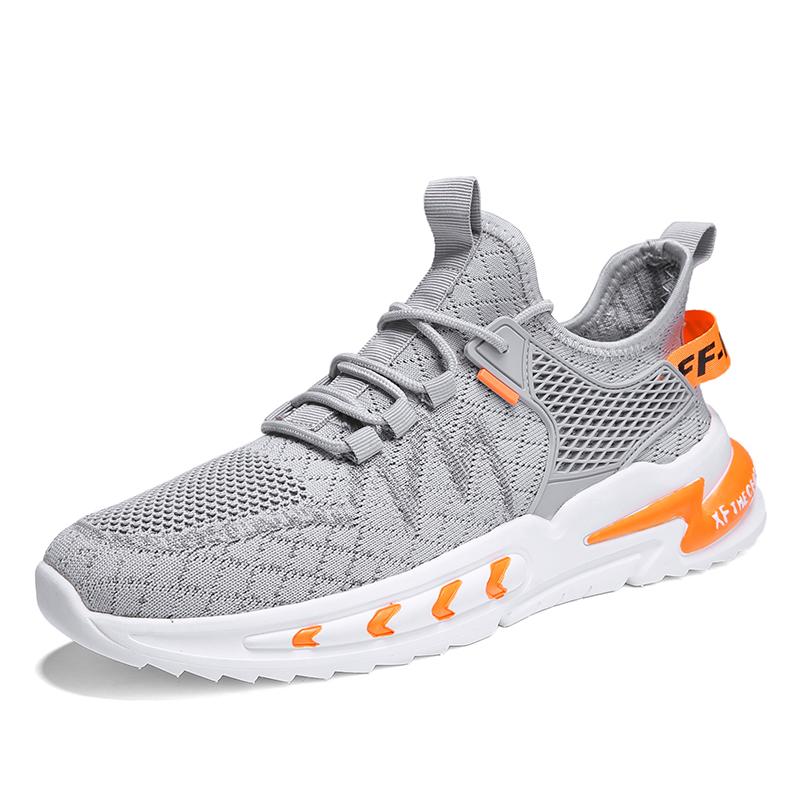 Men'S Sneakers Casual Mesh Shoes Men Comfortable Running Sneakers Lace-Up Sports Fitness Shoes Walking Shoes Lightweight Sneaker