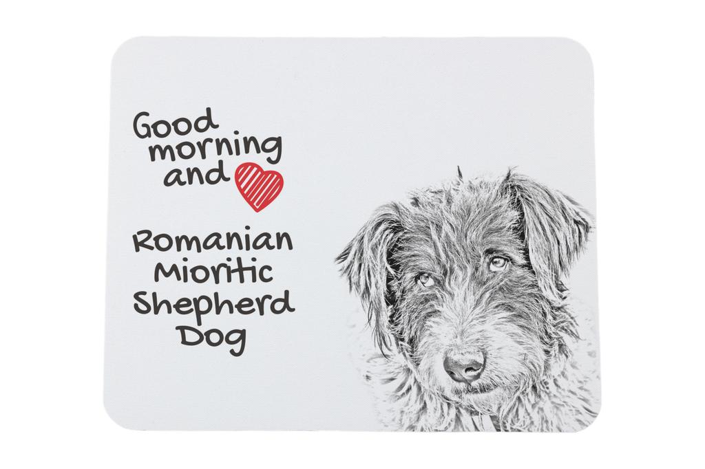 Romanian Mioritic Shepherd Dog,Ciobănesc – Mouse pad with print, personalized dog-themed mouse pad | Art-Dog